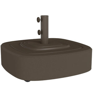 English Elm Backyard Fillable Patio Umbrella Base with Wheels Locking Brakes and Hdpe Weather Resistant Build T3971P476923