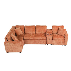 English Elm Swivel Barrel Accent Chair Chenille Tufted Round Club Seat for Living Room Lounge N719S002260G