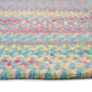 Capel Rugs Cutting Garden Buttercup - Fresh-picked Pastel Masterpiece For Spring Décor And Floral Arrangements Blue Bell 95% Cotton,5% Polyester 0450cs0036440