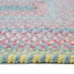 Capel Rugs Cutting Garden Buttercup - Fresh-picked Pastel Masterpiece For Spring Décor And Floral Arrangements Blue Bell 95% Cotton,5% Polyester 0450qs03000500440