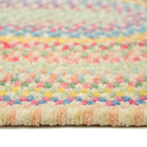 Capel Rugs Cutting Garden Buttercup - Fresh-picked Pastel Masterpiece For Spring Décor And Floral Arrangements Lily, Pink 95% Cotton,5% Polyester 0450cs0036610