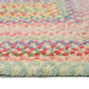 Capel Rugs Cutting Garden Buttercup - Fresh-picked Pastel Masterpiece For Spring Décor And Floral Arrangements Lily, Pink 95% Cotton,5% Polyester 0450qs00240800610