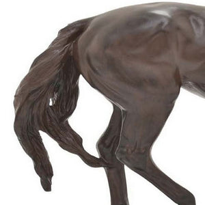English Elm Refi Brown Resin Horse Sculpture Rustic Farmhouse Decor for Shelf or Mantel B056P416871