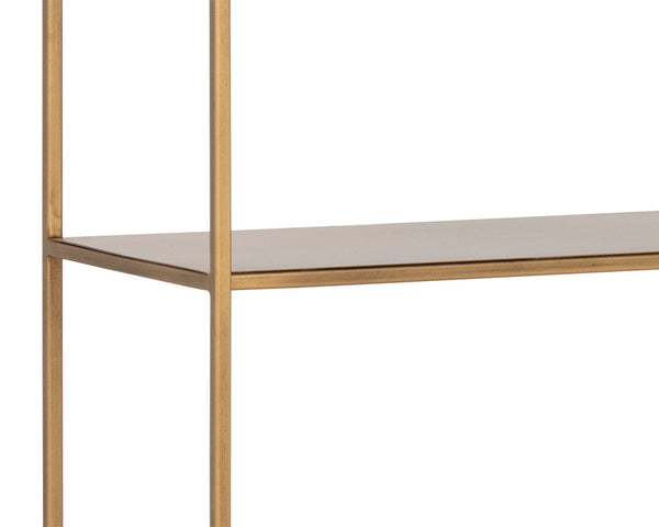 Sunpan Eiffel Bookcase - Stylish Iron Storage Solution for Living Spaces, Office, and Modern Decor Extra Large - 60W x 12D x 77H