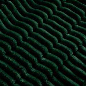 English Elm Modern Slipcovered 2-Seat Sofa Couch In Green Corduroy For Small Spaces, Easy-Clean Detachable Covers W3041S00079