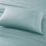 Madison Park 800 Thread Count Casual Cotton Blend Sateen Sheet Set MPH20-0015 Aqua