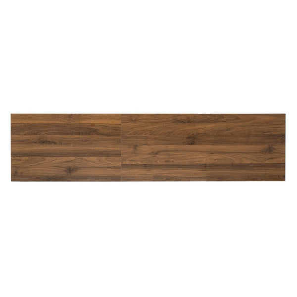 English Elm 70 Inch Walnut Media Console Low Profile Tv Stand with Soft Close Flip Doors N710P374711P