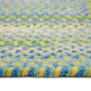 Capel Rugs Sailor Chenille Braided Design Mat - Refreshing Cotton Blend For Cool Summer Vibes And Style Parrot 95% Cotton,5% Polyester 0470qs00240036100