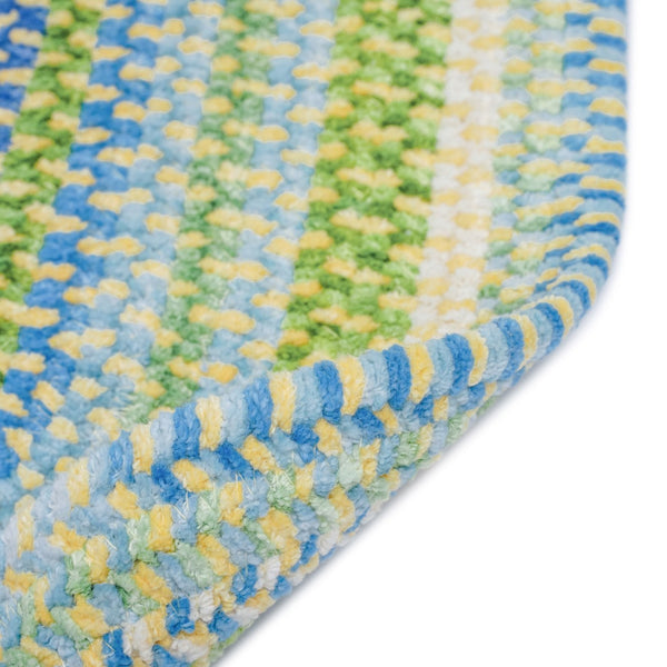 Capel Rugs Sailor Chenille Braided Design Mat - Refreshing Cotton Blend For Cool Summer Vibes And Style Parrot 95% Cotton,5% Polyester 0470vs00240036100