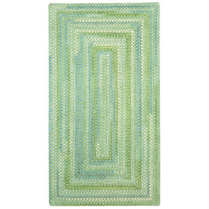 Capel Rugs Sailor Chenille Braided Design Mat - Refreshing Cotton Blend For Cool Summer Vibes And Style Sea Monster Green 95% Cotton,5% Polyester 0470qs00240800200