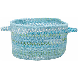 Capel Rugs Sailor Chenille Braided Design Mat - Refreshing Cotton Blend For Cool Summer Vibes And Style Deep Blue Sea 95% Cotton,5% Polyester 0470bsk016400