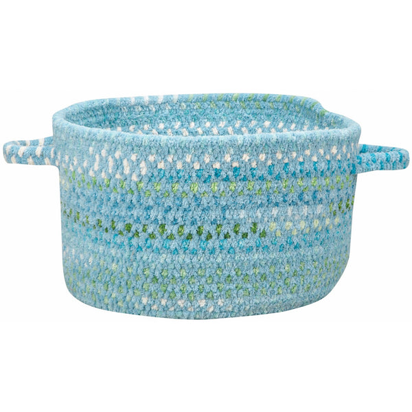 Capel Rugs Sailor Chenille Braided Design Mat - Refreshing Cotton Blend For Cool Summer Vibes And Style Deep Blue Sea 95% Cotton,5% Polyester 0470bsk016400