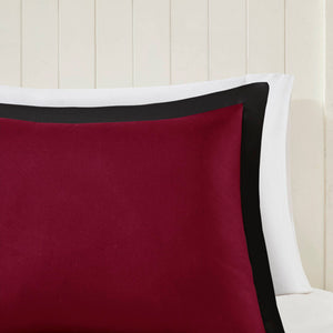English Elm 3-Piece Queen Coverlet Set Matelassé Elegance with Two Shams — Soft Polyester-Rayon Texture, Durable Comfort Red+Black 16.93 L x 12.2 W x 5.12 H B035P381306
