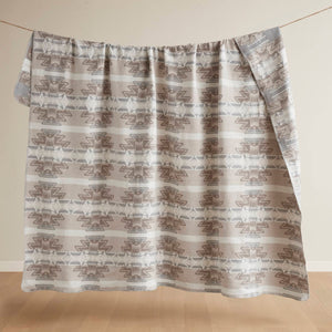 English Elm 1-piece King Jacquard Cotton Blend Blanket Aztec Woven Soft Breathable Bedroom Layer Multi B035P437492