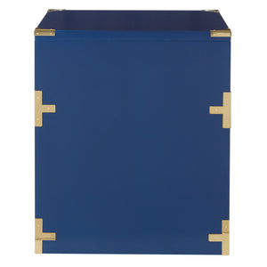 OSP Home Furnishings Wellington 2 Drawer File Cabinet Lapis Blue
