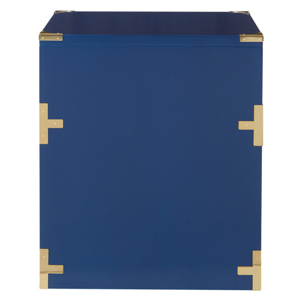 OSP Home Furnishings Wellington 2 Drawer File Cabinet Lapis Blue