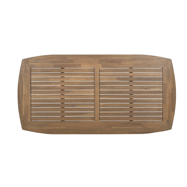 English Elm Christopher Knight Home® - 5-Piece Acacia Wood Outdoor Dining Set with Removable Cushions, 70.75" Table & 4 Heavy-Duty Chairs N779P236677N_N779P234497B-2