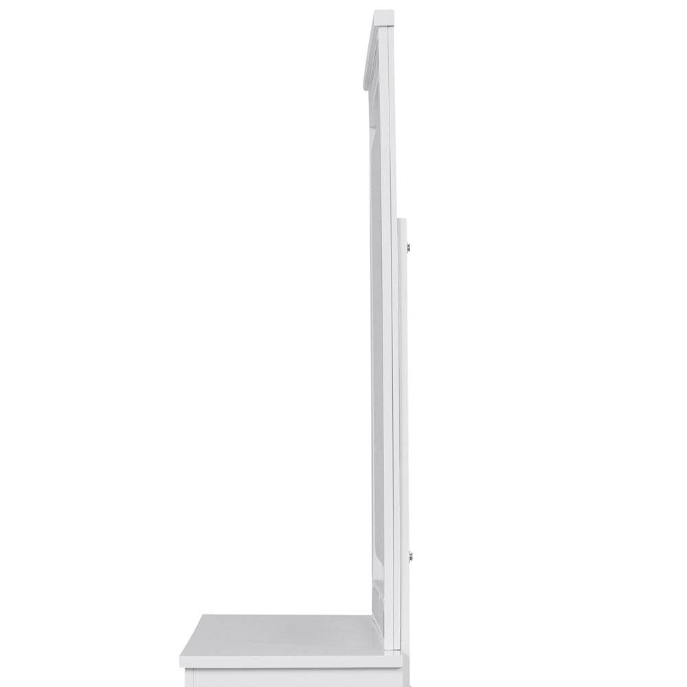 English Elm Livorno Silver Champagne Mirror with Wood Trim LED Lighting Low-Distortion Glass 40x49in B078P286326