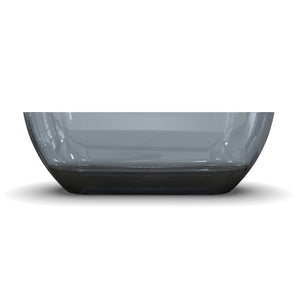 English Elm 68.9 Inch Resin Freestanding Soaking Tub with Sculptural Oval Form and Spa Appeal W1613P272546