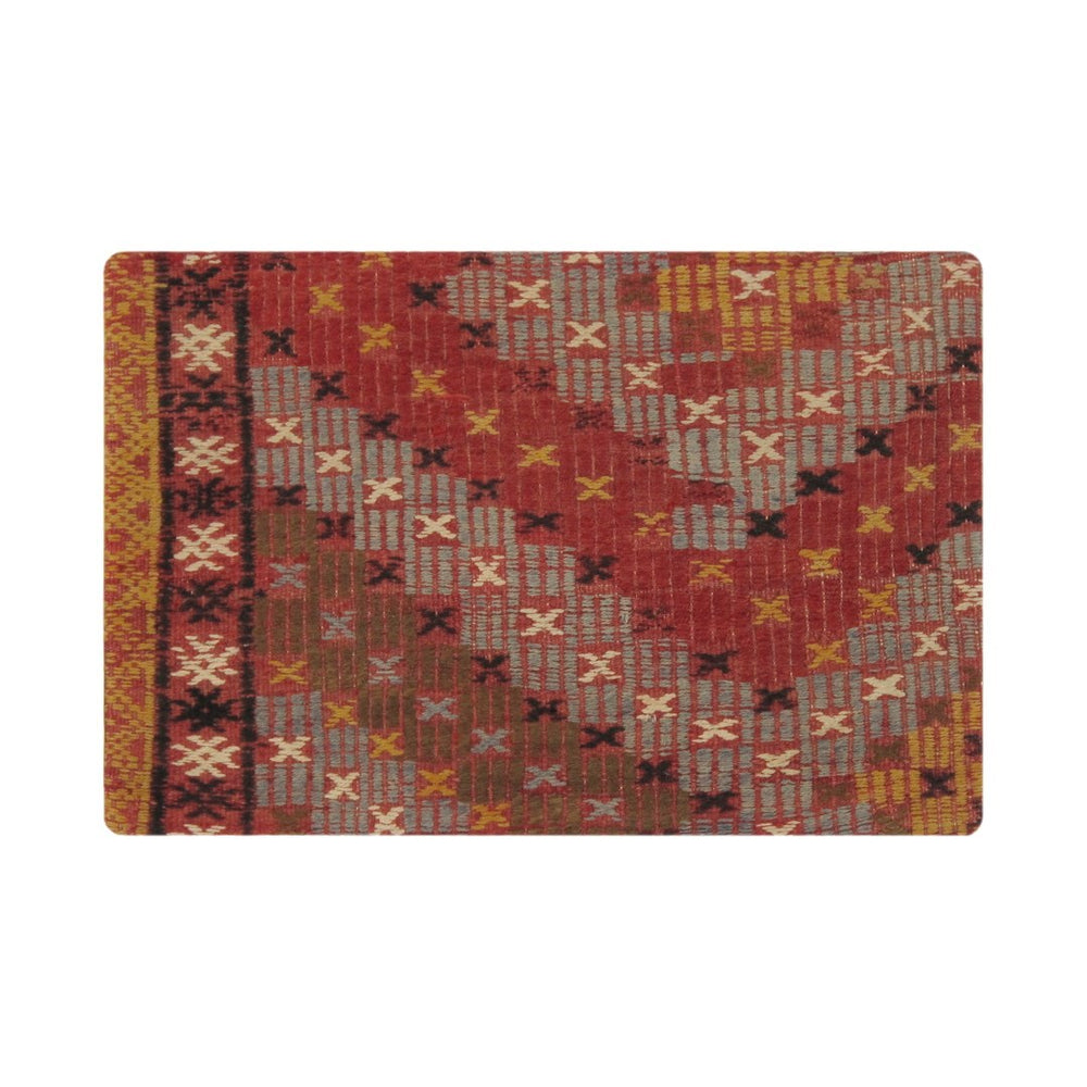 Pasargad Vintage Turkish Kilim Wool Accent Pillow Cover - Unique Handwoven Decor For Any Home Multi Wool 048675