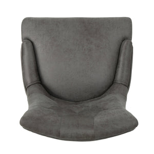 English Elm Christopher Knight Home® - Cheney Dining Chair Set Of 2 - Stylish Slate Microfiber For Modern Comfort & Timeless Elegance 54181.00MFSLAT
