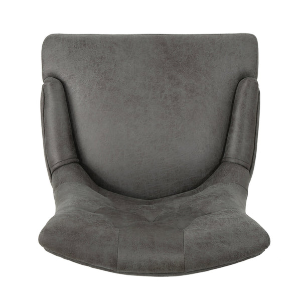 English Elm Christopher Knight Home® - Cheney Dining Chair Set Of 2 - Stylish Slate Microfiber For Modern Comfort & Timeless Elegance 54181.00MFSLAT