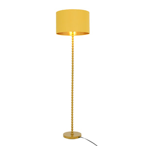 English Elm Ashcroft Furniture - Modern Orbit Floor Lamp - Stylish Ochre & Gold Corner Lighting For Living Rooms, Bedrooms, Offices B183P315104
