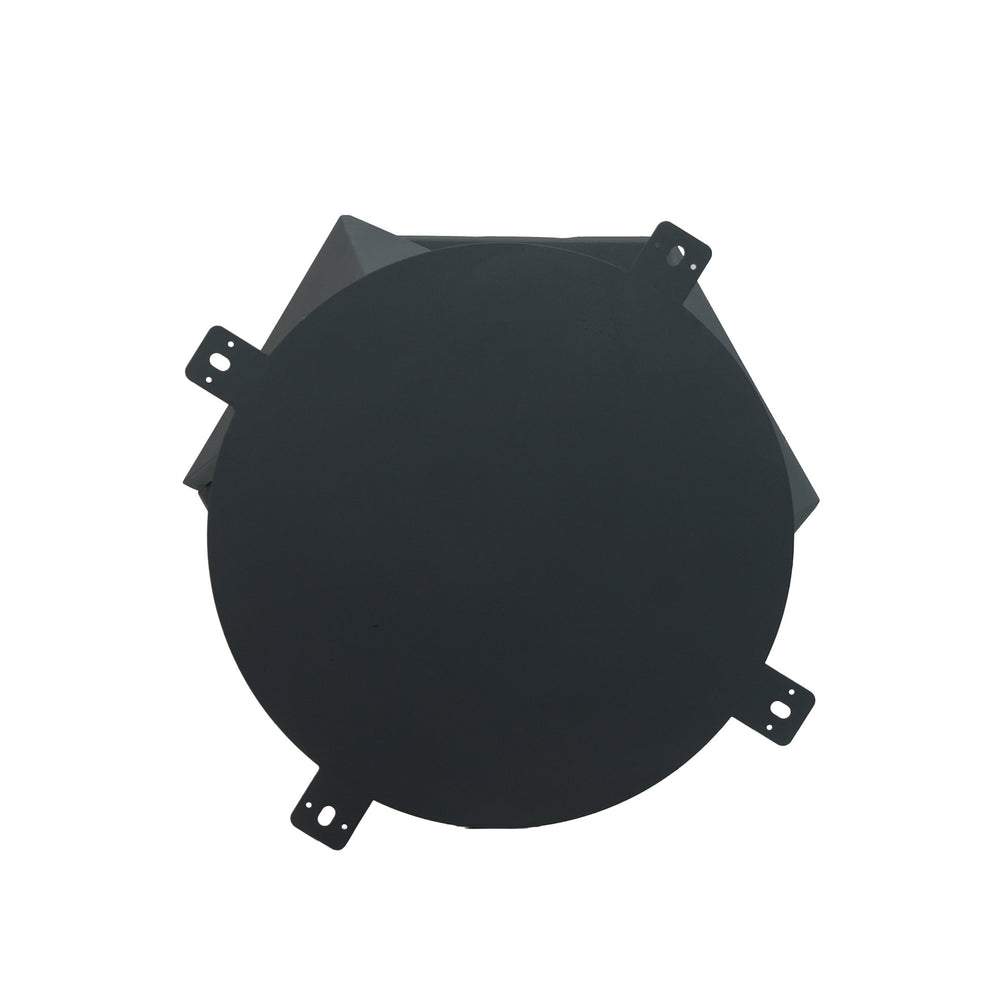 English Elm 53" Round Marble Dining Table With Iron Base, Seats 6 With Lazy Susan, Elegant White Finish W1535S00399