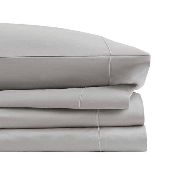 JLA Home Madison Park - Pima Cotton Sheet Set — Luxurious 100% Long-Staple Pima, Baratta Hemstitch, Breathable Year-Round Comfort MP20-5054