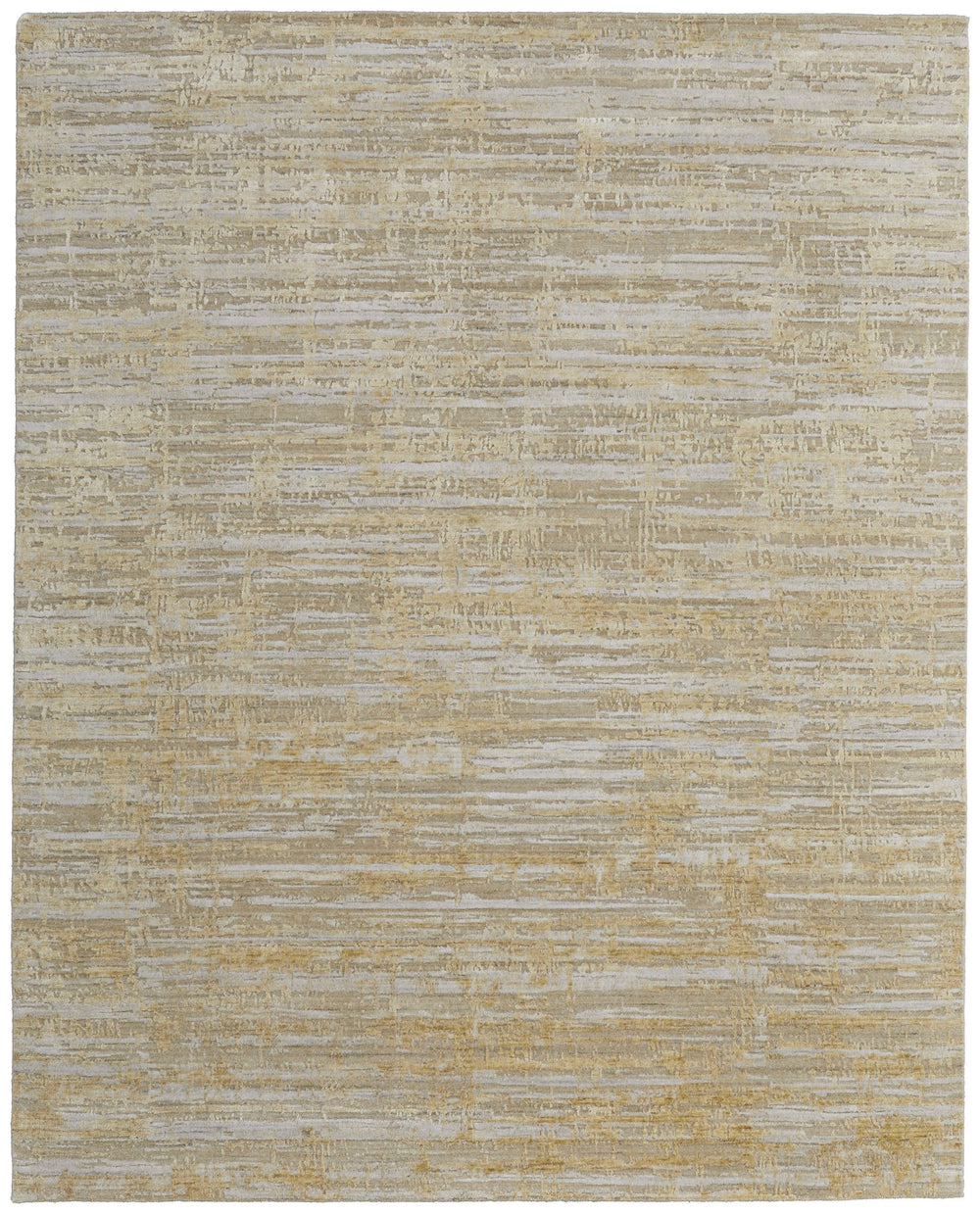 Feizy Rugs Eas69fqf Eastfield Modern Abstract Hand-loomed Viscose And Wool Rug - Artisanal Style For Any Space Yellow,Ivory,Gold Viscose,Wool Eas69fqfgldivye10