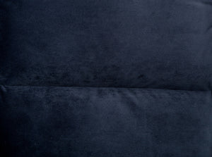 English Elm Contemporary Microfiber Futon Sofa Converts to Bed with Chrome Legs, Compact Space-Saving Design, Durable Upholstery Navy 40 L x 67 W x 8 H B2741P363788