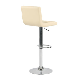 English Elm Hengming Adjustable Trumpet Base Bar Chairs Padded Ergonomic Seating Set of 2 W212P454048