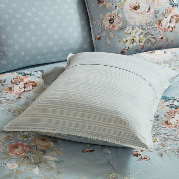 English Elm 7-piece King Bedding Set Soft Watercolor Floral Reversible Comforter for a Relaxing Retreat B035P408247