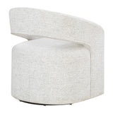 OSP Home Furnishings Devin Swivel Chair White