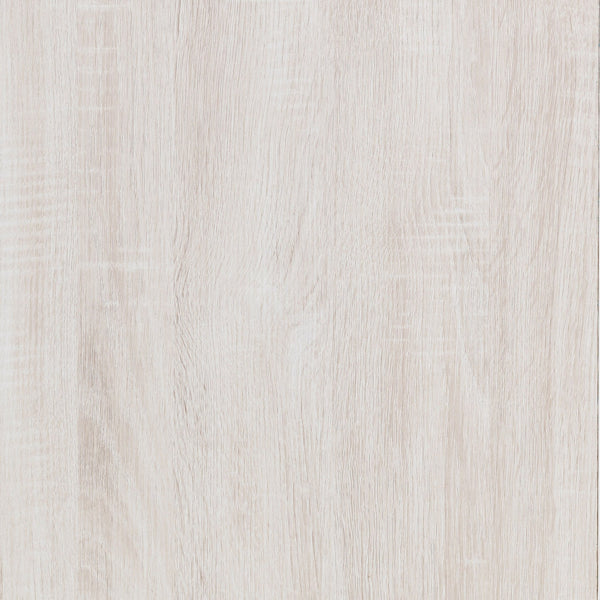 English Elm Geary Coastal 5-Piece Bedroom Set: Chic White Slatted Headboard, Storage Solutions & Relaxed Style B062S00969