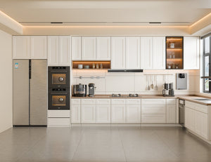 English Elm White Shaker Solid Wood Wall Cabinet Soft Close Doors Adjustable Kitchen Storage W5662P465994