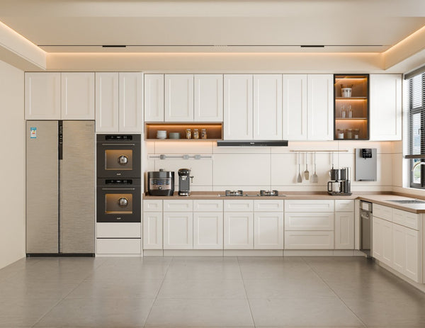 English Elm White Shaker Solid Wood Wall Cabinet Soft Close Doors Adjustable Kitchen Storage W5662P465994