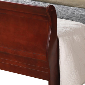 English Elm Charming Traditional Full Bed with Warm Finish, Durable Particleboard Frame and Timeless Design for Cozy Bedrooms Cherry 74 L x 6 W x 3 H B078S00269