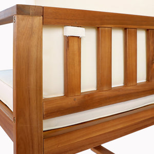 English Elm Christopher Knight Home® - Patio 5-Piece Dining Set With Teak-Finish Acacia Wood Table & Chairs For Stylish Outdoor Gatherings N779P195382B-2_64274.00