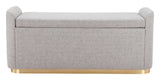 Dobo Storage Bench Gray 109995 Zuo Modern