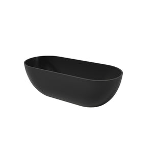 English Elm 69 Inch Freestanding Soaking Tub Eco Stone Resin Matte Spa Bath for Primary Suites T3785P353964