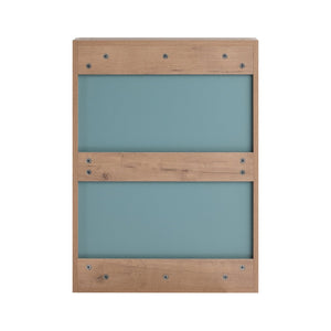 English Elm 20'' Wall Mounted Bathroom Medicine Cabinet with Mirror Adjustable Shelves Plywood W999P470282