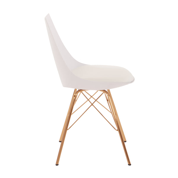 OSP Home Furnishings Oakley Chair White