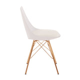 OSP Home Furnishings Oakley Chair White