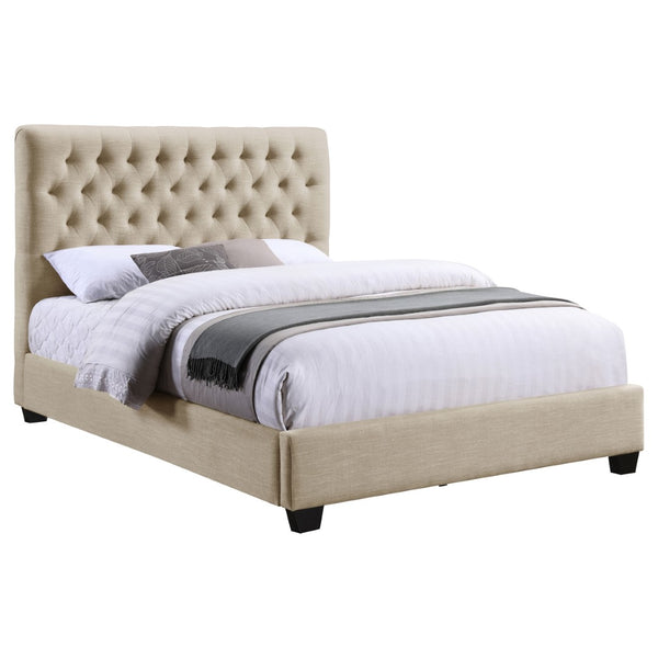 English Elm Saintes Tufted Upholstered Queen Bed – Timeless Elegance With Versatile Design For Cozy Bedrooms B062S01083-GIGA