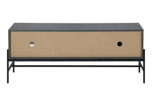 English Elm Tv Stand, 60 Inch Grey Laminate Console For Modern Living Room, Office, With Hidden Cable Management B2710P219109-GIGA