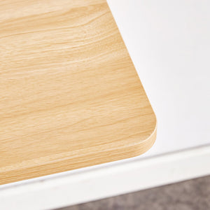 English Elm Laundry Wall-Mounted Folding Table 45x22 Burly Wood – Space-Saving, Durable 100lb Capacity Workbench W3875P389936