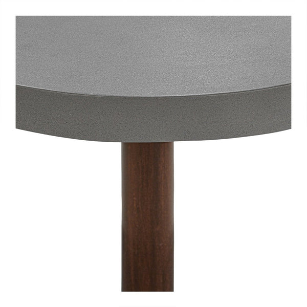 English Elm Hagan Outdoor Square Concrete Steel Patio Table for Industrial Modern Spaces B2769P504201