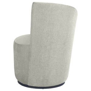 English Elm Kaylie Velvet Swivel Accent Chair Sculptural Curved Back for Living Room B062P447947