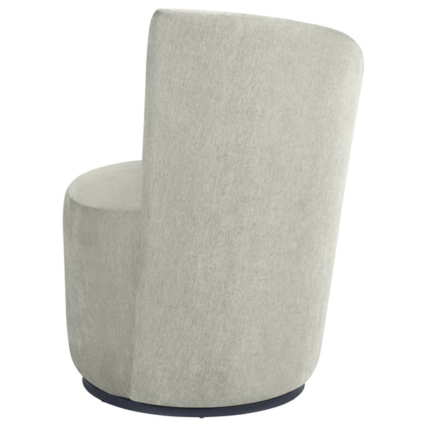 English Elm Kaylie Velvet Swivel Accent Chair Sculptural Curved Back for Living Room B062P447947